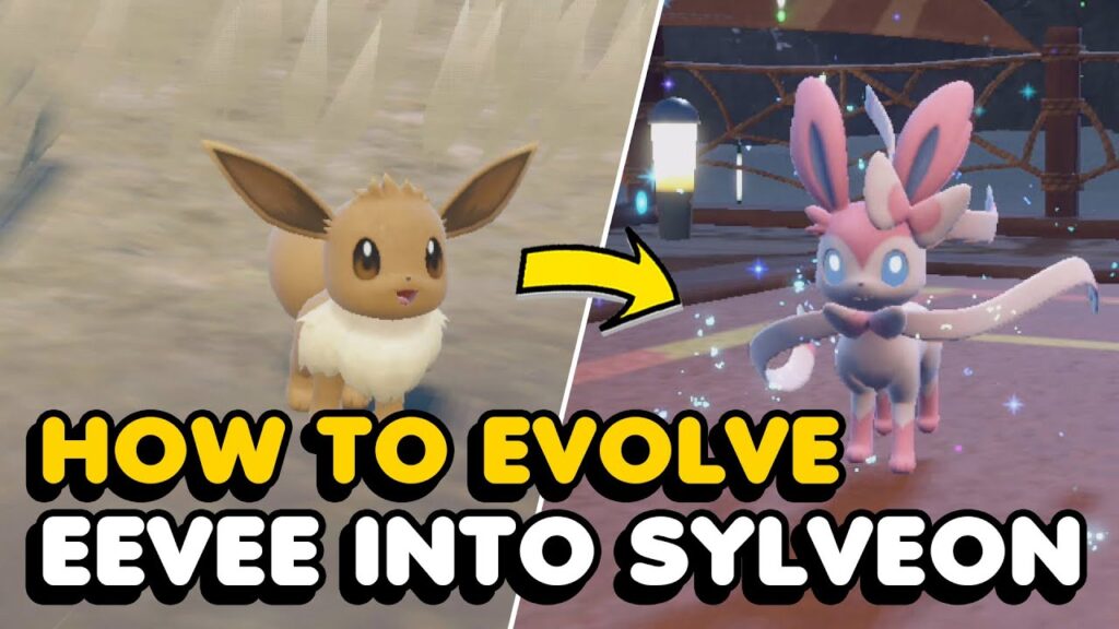 How To Evolve Eevee Into Sylveon In Pokemon Scarlet And Violet ポケモンgo